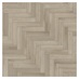 Oake & Gray Herringbone Vanilla Oak Luxury Rigid Vinyl Flooring with Integrated Underlay 1.97 m² Birdseye View 3