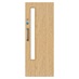 Howdens Llandow Oak Foil Flush 20G Glazed Fire Door FD30