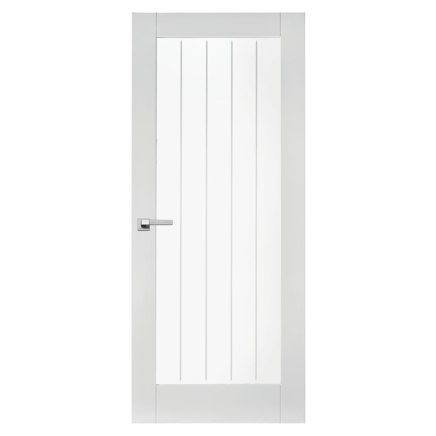 Pre-finished Dordogne Smooth Glazed FD30 2'9'' Door