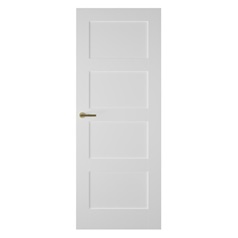 4 Panel Shaker Smooth 2'6 Door Cut Out