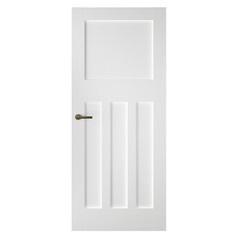 White primed door