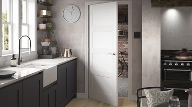 Prefinished 4 Panel Shaker Cameo