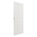 Howdens Bridgemere White Smooth 4 Panel Moulded Door Angle