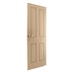 Howdens Kennington 6'6" x 2'6" Oak 4 Panel Moulded FD30 Fire Door