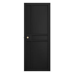 Howdens Fairfax Black Pre-Finished Door