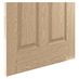 Kennington 4 Panel Oak Lite Standard And FD30 Angle Close Up