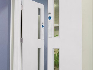 Ply 16G Glazed Door
