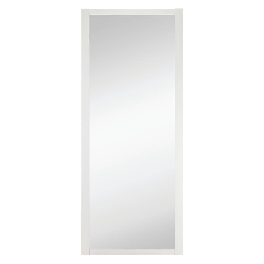 Howdens Shaker White Frame Mirror Sliding Wardrobe Door