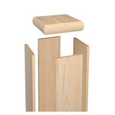 Richard Burbidge Softwood Square Newel Post Cladding Kit