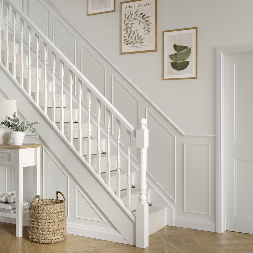 White Edwardian Spindle