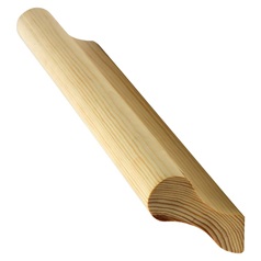 Howdens Solid Softwood Pig Ear 4.2m Stair Hand Rail