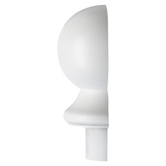 Howdens Softwood Primed Half Square Newel Cap