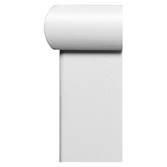 Howdens Softwood Primed Half Square Newel Cap