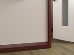 Howdens Chamfered White MDF Skirting Board