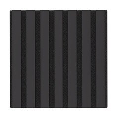 Black Acoustic Wall Panelling