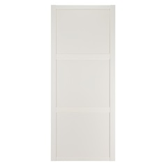 Howdens Shaker White Frame White Panel Sliding Wardrobe Door