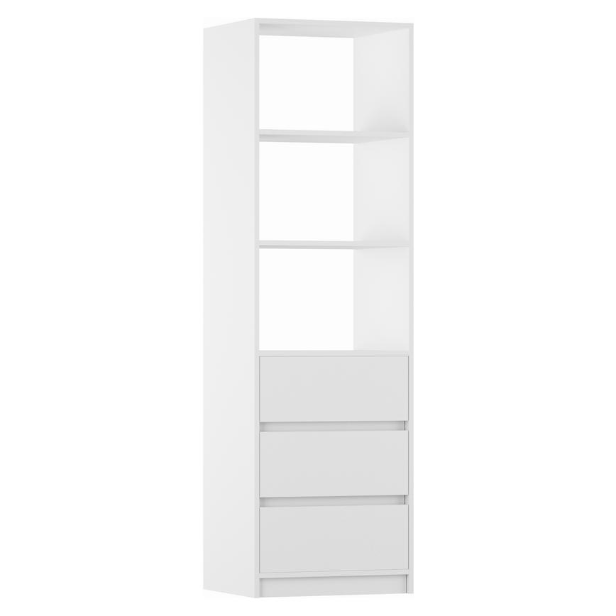 600mm Wardrobe Tower White