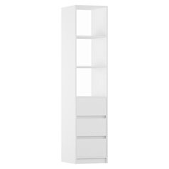 450mm Wardrobe Tower White