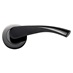 Sofia Lever on Rose Black Nickel Door Handle Pair