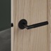 Jigtech Modell Matt Black Quick Fit Lever on Rose Door Handle Pack