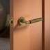 Iseo Knurled Lever On Rose Antique Brass Situational