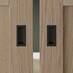 Matt Black 102mm Flush Pull Handle Single