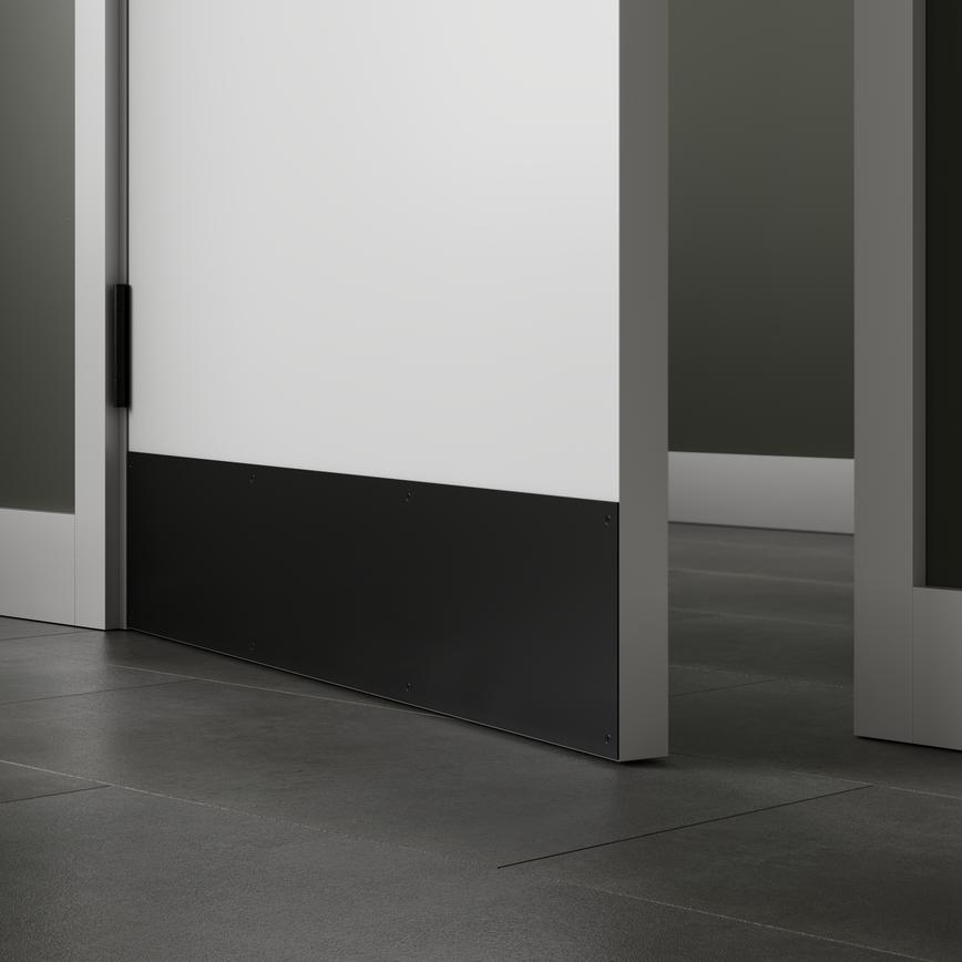 Matt Black 150mm x 762mm Door Kick Plate
