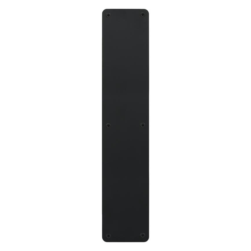 Matt Black 381mm x 75mm Door Finger Plate