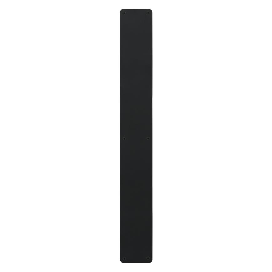 Matt Black 508mm x 75mm Door Finger Plate
