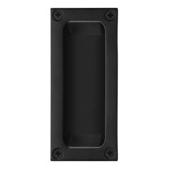 Matt Black 102mm Flush Pull Handle Single