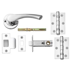 Sofia Chrome Push Button Privacy Pack