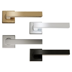 Burford Square Rose Handle Family