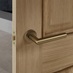 Mitred Lecco Antique Brass Lever on Rose Door Handle Pair & "Howdens Rockingham 6'6" x 2'6" Oak 4 Panel Door"