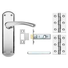 Garda Chrome Latch Handle Pack