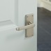 Victorian Satin Nickel Latch Handle
