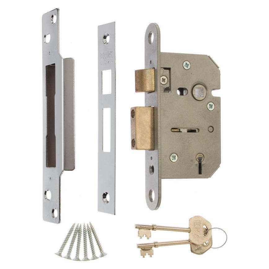 LAL1381 SN 63MM CE 5 Lever Sash Lock Cutout