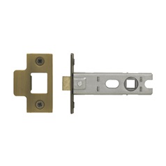 Howdens Antique Brass 67mm Case 45mm Backset Tubular Latch & Howdens Antique Brass 76mm Case 57mm Backset Tubular Latch