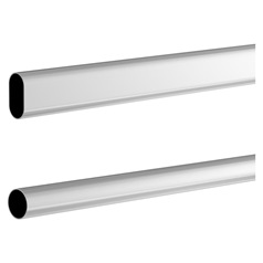 Polished Chrome Wardrobe Rail