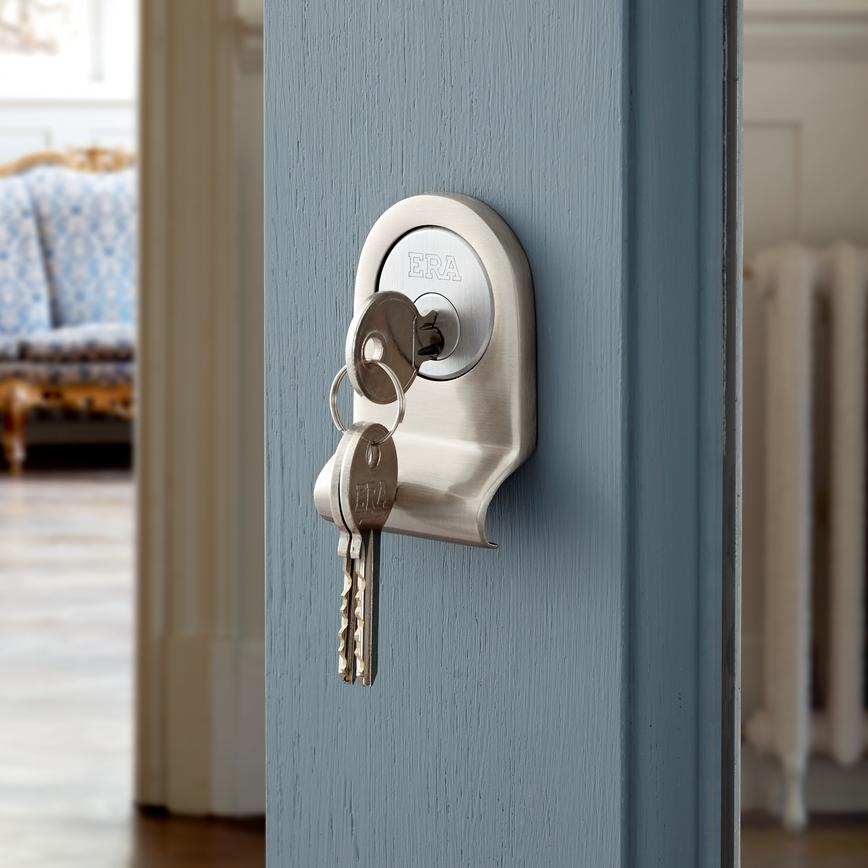 Satin Nickel Cylinder Pull