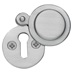 Satin Nickel Round Covered Escutcheon