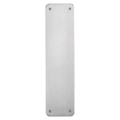 Stainless Steel Fingerplate 15'' by 3''