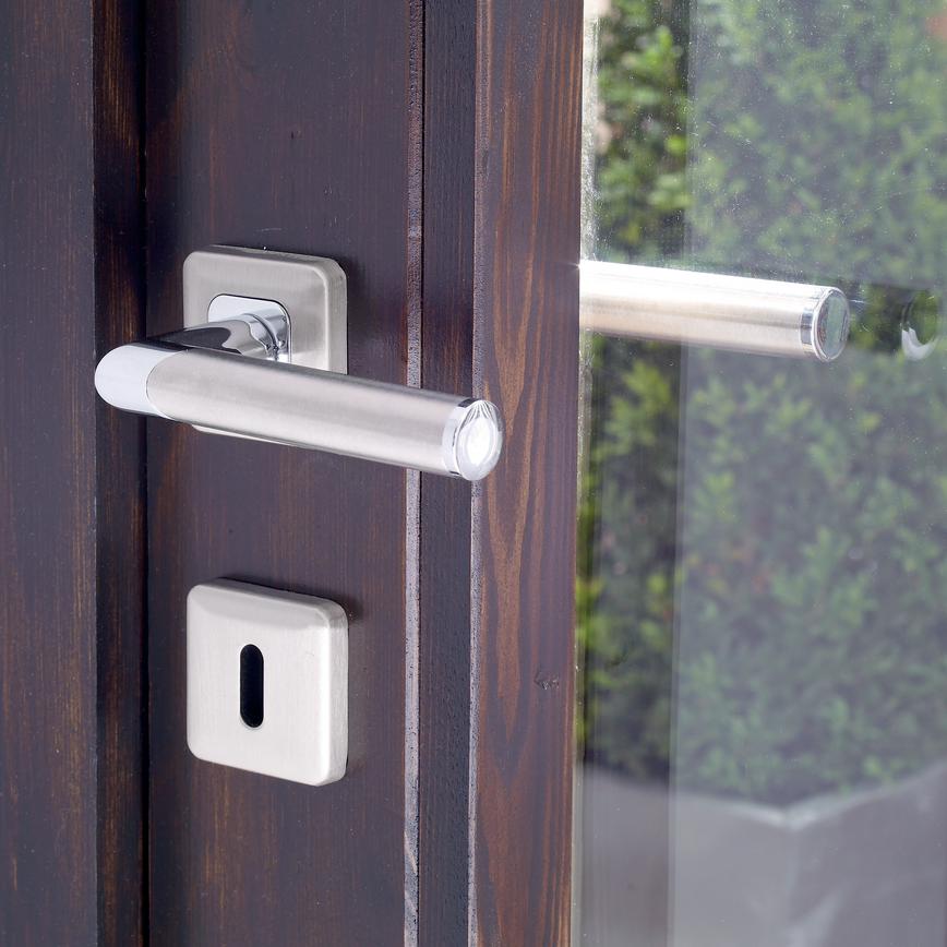 Chrome Square Escutcheon