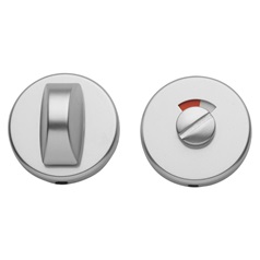 Satin Stainless Steel 50mm Bathroom Thumbturn and Indicator Release