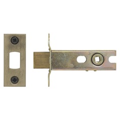 Antique Brass 3" Bathroom Bolt