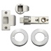 Jigtech Privacy Pack Latch & Escutcheon - Satin Chrome Plate