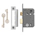 Satin Nickel 67mm Case 44mm Backset 3 Lever Mortice Sashlock