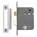 Satin Nickel 79mm Case 57mm Backset Bathroom Mortice Sashlock