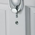 Chrome Door Knocker & Chrome Door Viewer