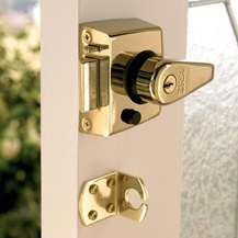 ERA Double Locking Nightlatch Brass Case & Cylinder