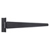 Black Japanned Light Duty Tee Hinge